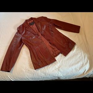 Siena Studio Size 12 Leather jacket. NWOT.